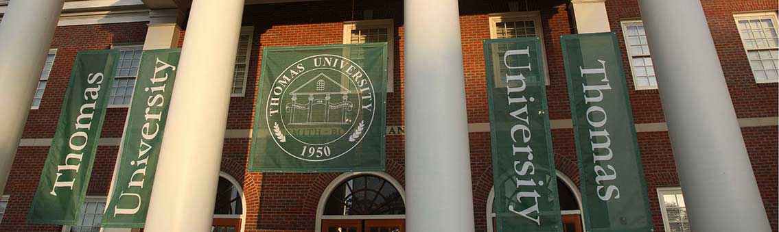 About Thomas University banners