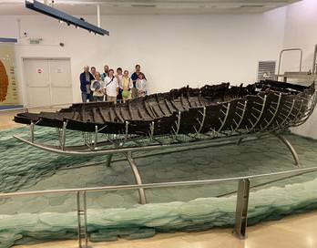 ancient boat found on sea of Galilee