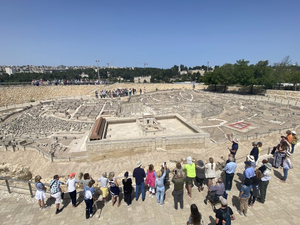 model of old Jerusalem