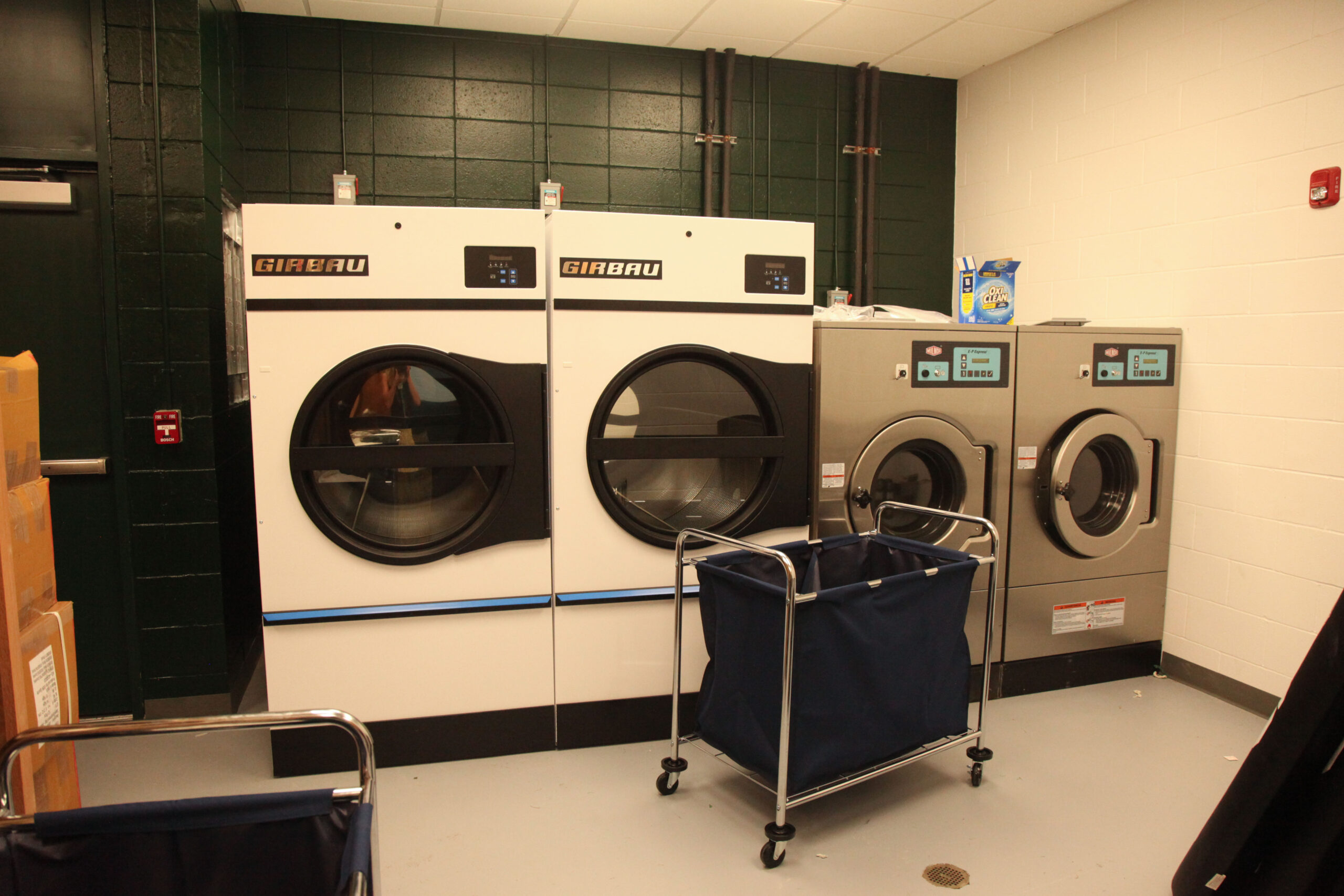 TU equipment room and laundry