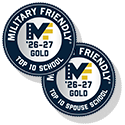 Military Friendly and Military Spouse Friendly badges